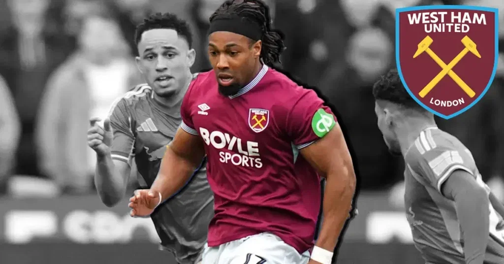 Traore dribbles past Leeds defence