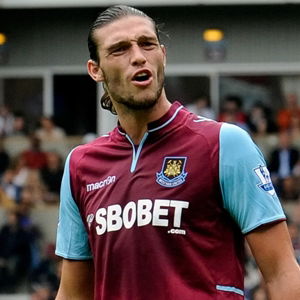 Barclays Premier League West Ham United v Fulham Boleyn Ground 01-09-2012 Andy Carroll