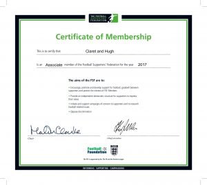 Claret and Hugh FSF Membership Certificate 2017-1