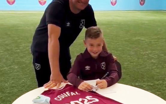 Image for Coufal Has Something to Smile About Following Hammers Knock-back