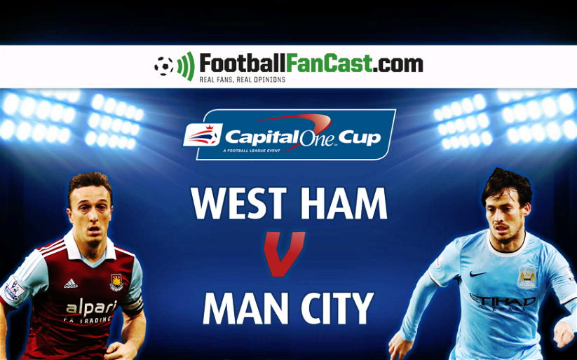 Image for Capital One Cup LIVE: West Ham v Manchester City