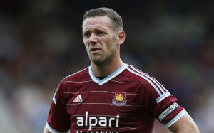 > at Boleyn Ground on August 9, 2014 in London, England.