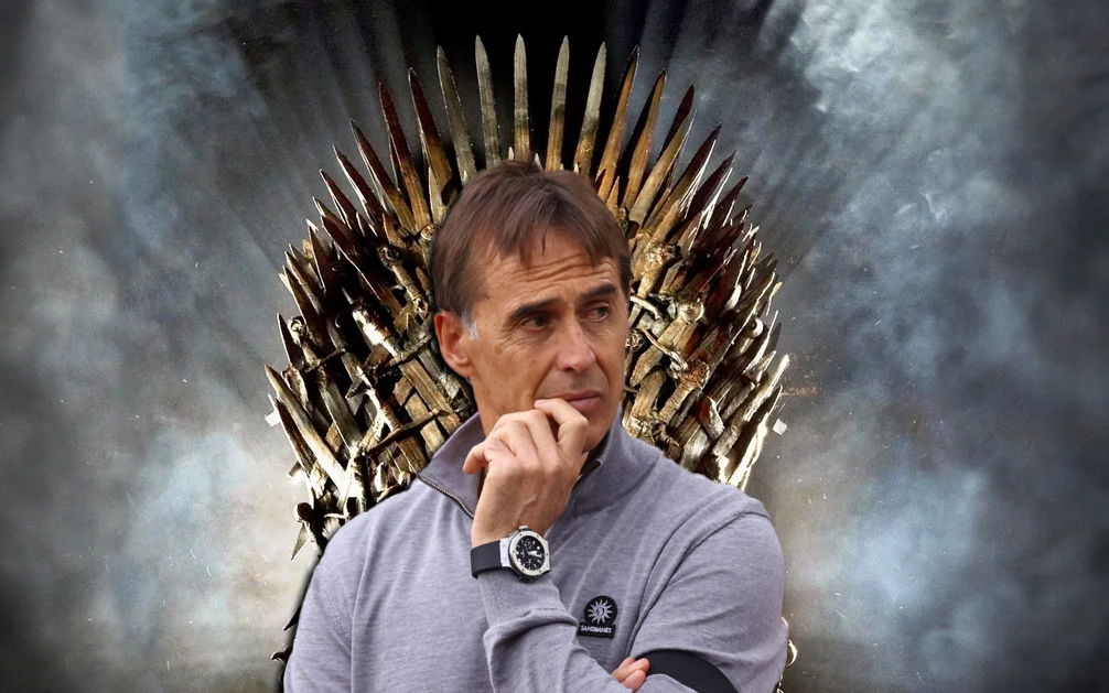 West ham's Lopetegui in front of the Iron Throne