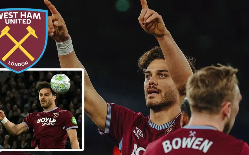 Image for West Ham OUT of the Drop Zone! Mavropanos and Taty Fire Hammers Past Wolves