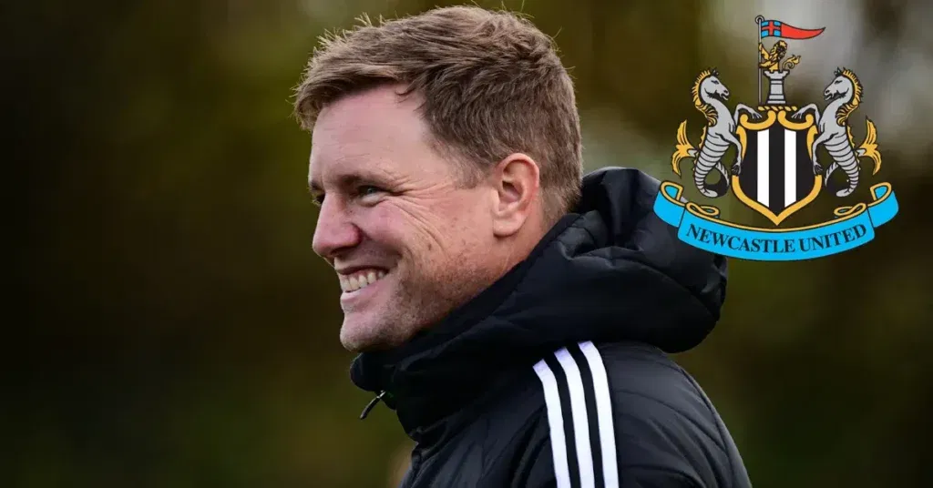 Smiling Eddie Howe