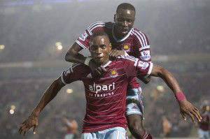 Sakho celebrates