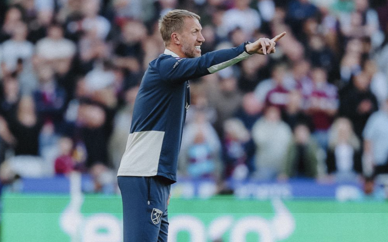 Image for Fifteen minutes of coaching failure sums up Graham Potter and costs West Ham dear