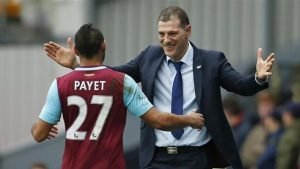 Slav and Payet in happier times