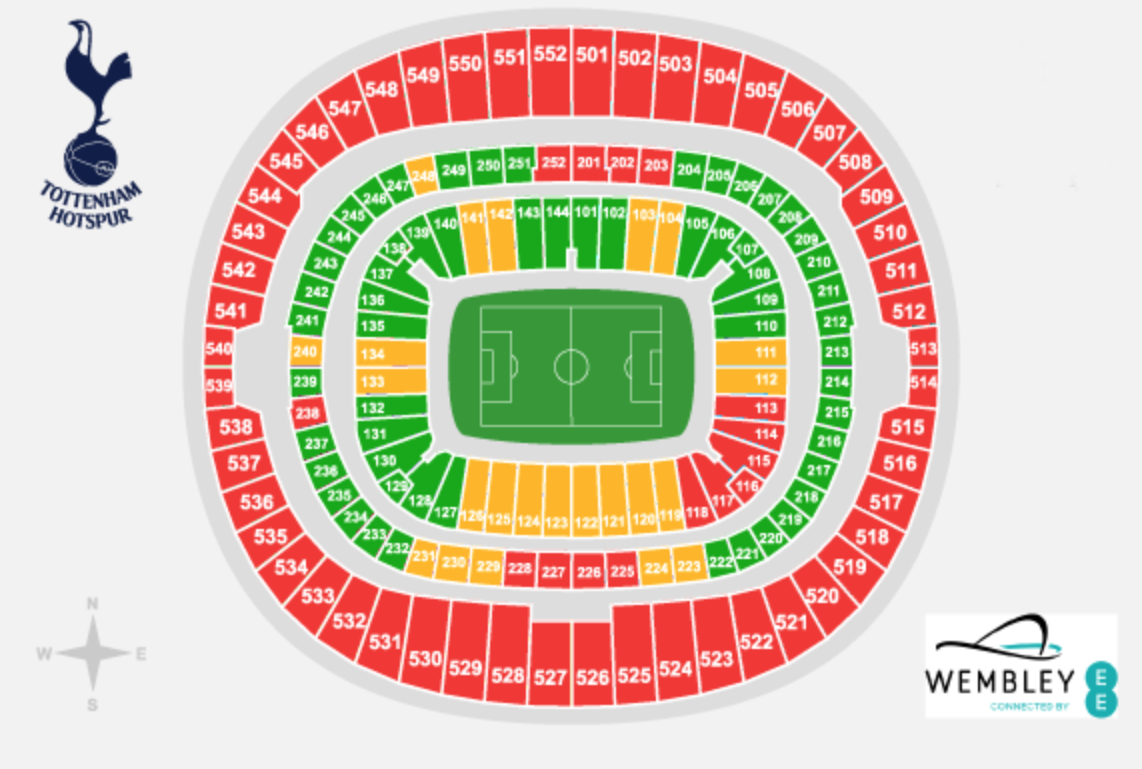 Spurs Seating Chart With Seat Numbers