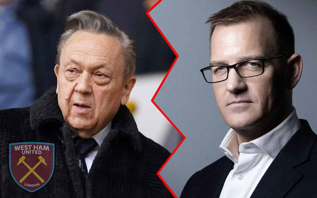 West Ham shareholders Daniel Kretinsky and David Sullivan