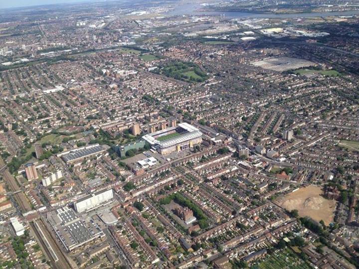 Upton Park by air