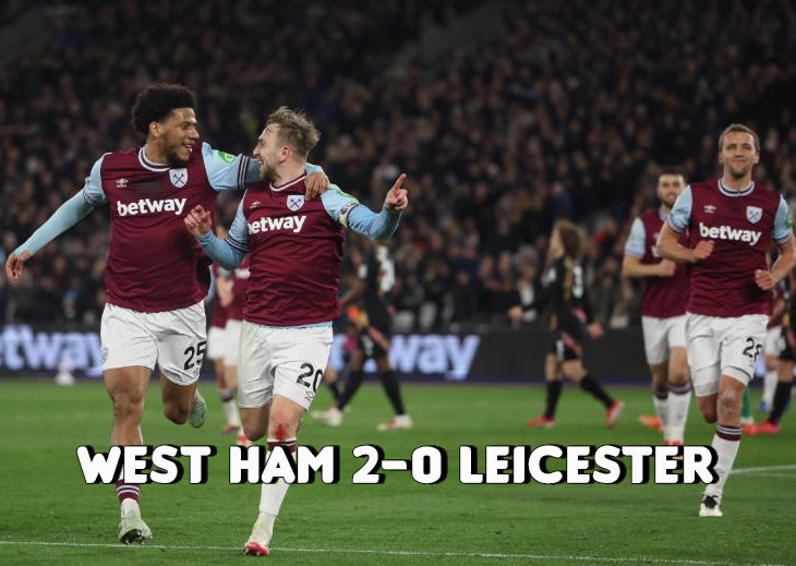 West Ham 2-0 Leicester City