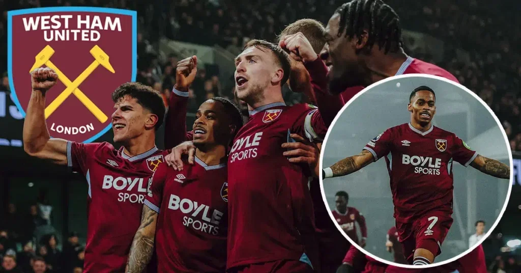 Fulham v West Ham-Summerville scores