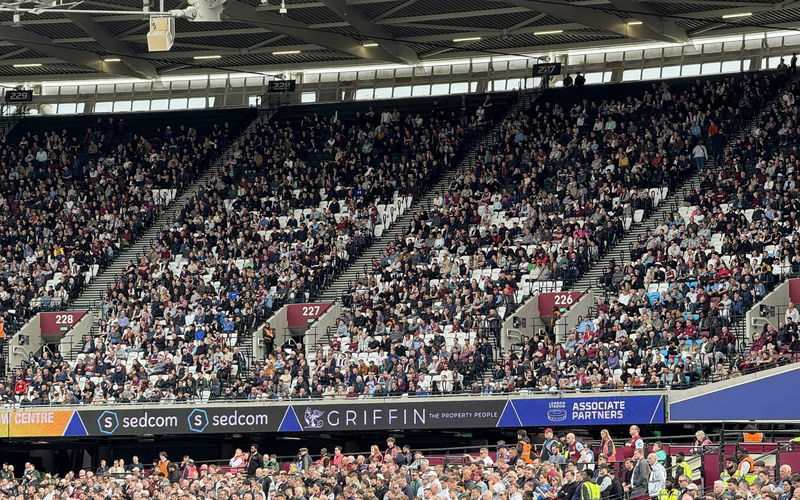 Image for Revealed | Over 300,000 supporters missing from London Stadium