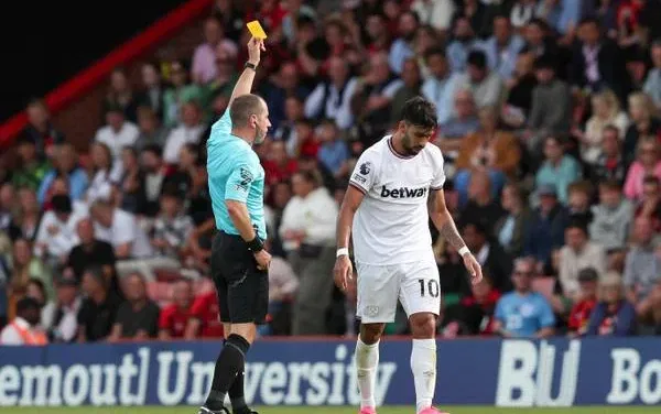 Image for Yellow Card Paqueta Walking a Toon Tightrope