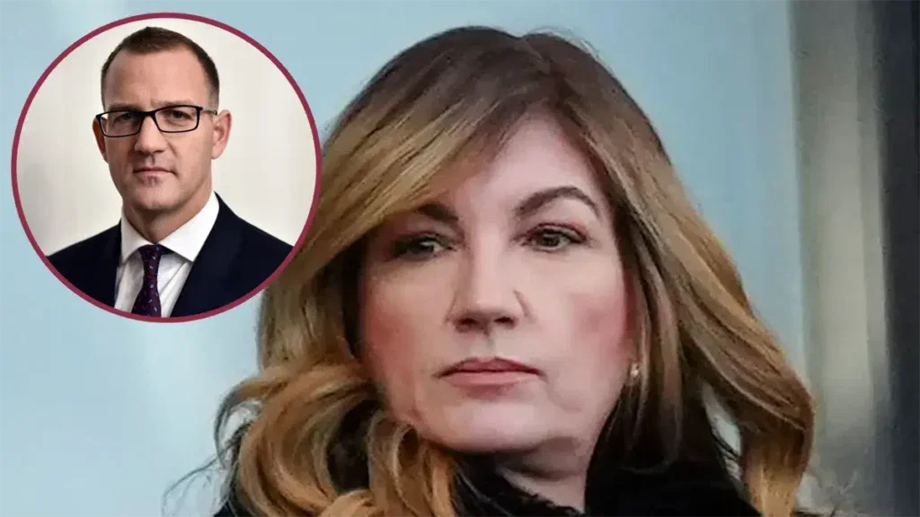 Karren Brady in the West Ham directors box