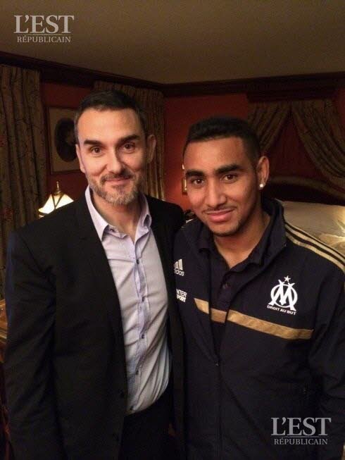 Payet with his long time agent Jacques Olivier Auguste