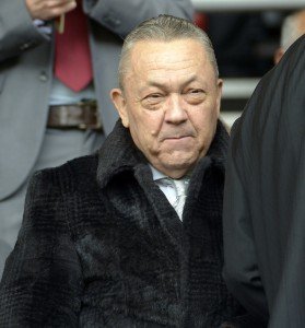 LIVERPOOL, ENGLAND - AUGUST 29:  David Sullivan, Joint Chairman of West Ham United prior to the Barclays Premier League match between Liverpool and West Ham United on August 29, 2015 in Liverpool, United Kingdom.  (Photo by Arfa Griffiths/West Ham United via Getty Images)