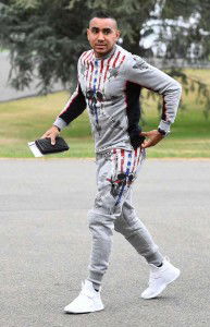 France's forward Dimitri Payet arrives to the French national football team training base in Clairefontaine on August 29, 2016, as part of the team's preparation for the upcoming friendly football match against Italy. / AFP PHOTO / FRANCK FIFEFRANCK FIFE/AFP/Getty Images